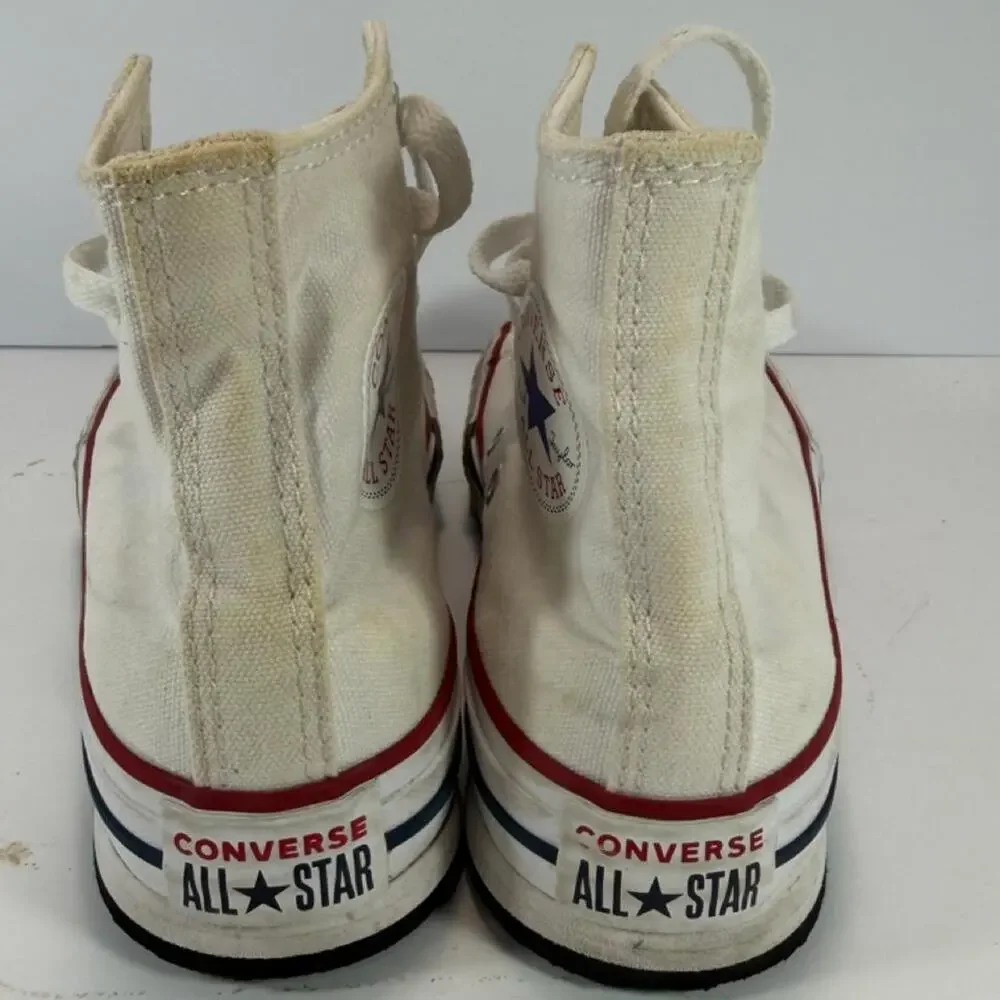 Converse All Star Hi Platform Sneakers Size: US 2 Color: Cream